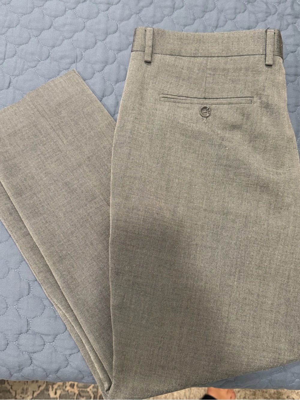 Express Men's Classic Gray Dress Pants - Tailored Fit